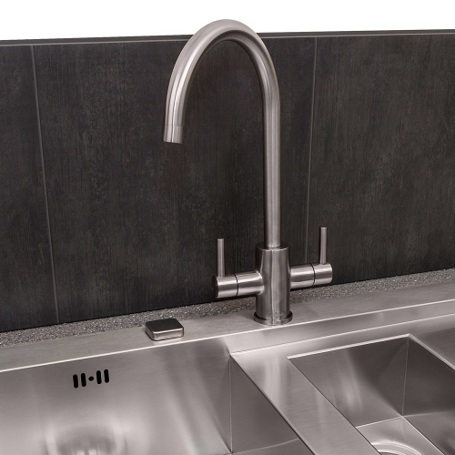 Смеситель для кухни WesnaArt Eko EKO05-1102 на мойку сатин - фото 3