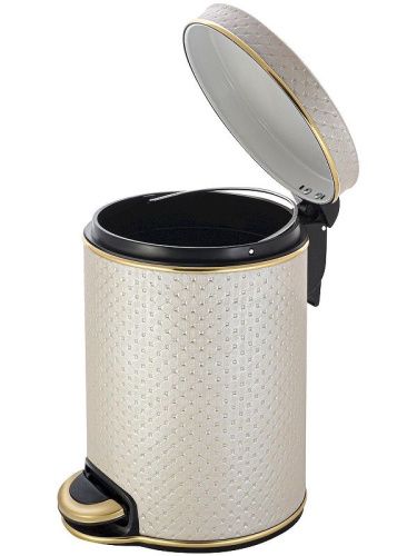 Ведро мусорное Geralis PUNTO V-PLG-B 5 л - фото 2