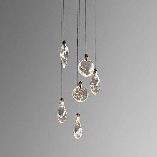 Светильник подвесной Delight Collection Colvin (Цолвин) MT9176-6H pearl black - фото 2