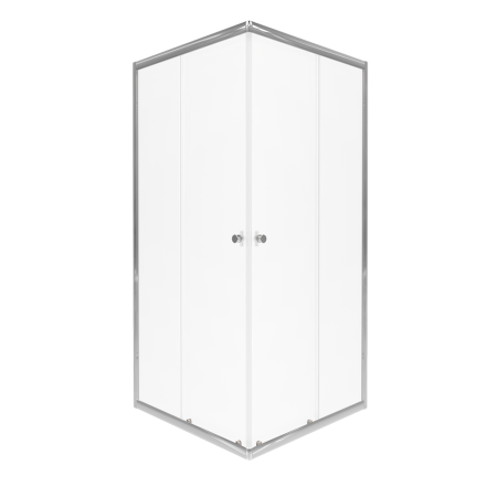 Душевой уголок Тритон Вента-Хром-Вельвет Щ0000067978 80х80 стекло матовое профиль хром без поддона