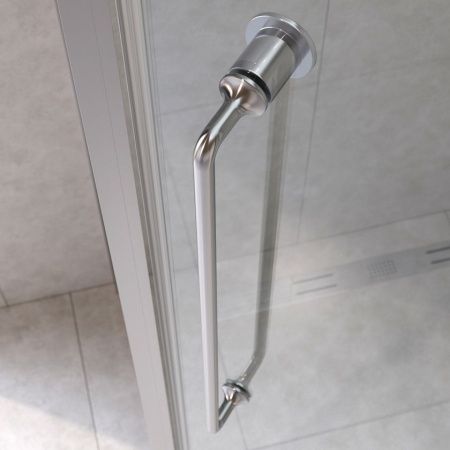 Душевой уголок Cezares RELAX 304 RELAX-304-P-1-100-C-CR 100х100 стекло прозрачное профиль хром без поддона
