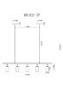 Светильник подвесной Myfar Dereck (Дерецк) MR1021-5P
