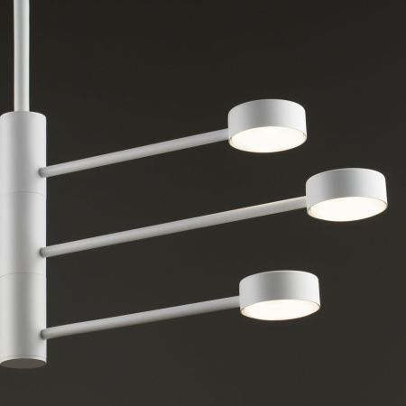 Люстра на штанге Freya Tactic (Тактик) FR5363CL-06W