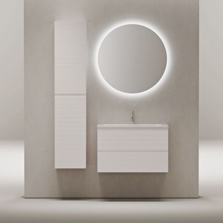 Тумба под раковину Sancos FOLK FL80W 80х40 подвесная цвет белый