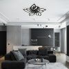 Люстра потолочная Natali Kovaltseva Sand (Санд) HIGH-TECH LED LAMPS 82006 BLACK