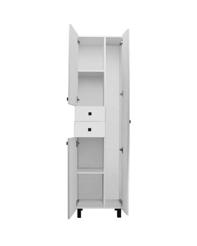 Шкаф-пенал RUNO ЭКОНОМ 00-00004892 50х31х191 напольный цвет белый - фото 2