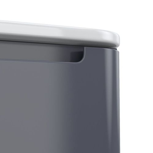 Тумба с раковиной IDDIS Edifice EDI60D0i95K 60х47х50 подвесная цвет темно-серый - фото 4