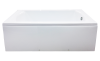 Ванна акриловая Royal Bath VIENNA RB953201 150х70 пристенная прямоугольная без каркаса