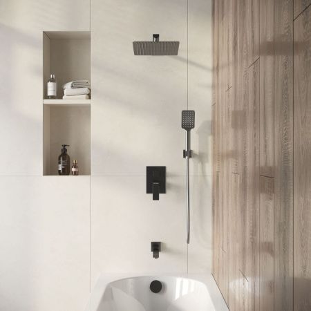 Душевая система Grossman Style 501.K35.05.420 встраиваемая в стену цвет черный