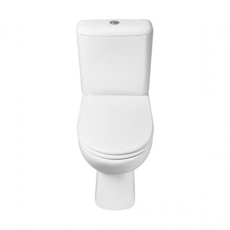 Унитаз-компакт напольный с бачком Roca Access 734P23800Y белый с сиденьем микролифт каскадный смыв