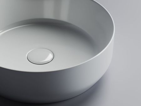 Раковина из сантехнического фарфора Ceramica Nova ELEMENT CN6022 40х40 накладная цвет белый без отверстий под смеситель