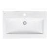 Раковина из сантехнического фарфора Santek Элина WH501619 80х50 накладная цвет белый