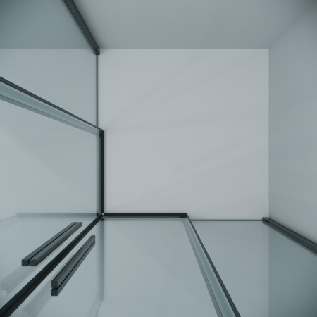 Душевая дверь Grossman Galaxy 1/2.K33.01.90.42.00 90х195 стекло прозрачное профиль графит