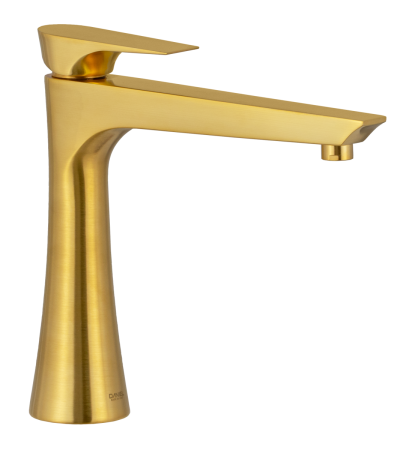 Смеситель Daniel Diva DV607BDP на раковину брашированное золото