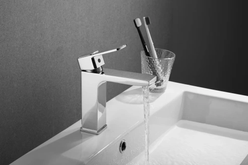 Смеситель Shevanik S9701 на раковину хром - фото 4