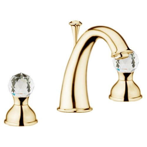 Смеситель Webert Karenina KA750101010 на раковину золото - фото 2