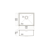 Кухонная мойка Omoikiri Taki 54-U/IF Microdecor 4997467 55х20 цвет нержавеющая сталь поверхность матовая
