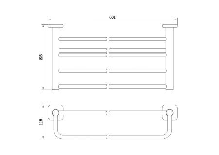 Полотенцедержатель Wonzon & Woghand WW-V1901-GM