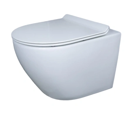 Унитаз подвесной Gid Convexo 61107Y белый с сиденьем микролифт безободковый смыв торнадо