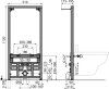 Инсталляция для биде Alcadrain  A105/1120