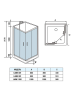 Душевая кабина WeltWasser WW500 10000003258 80х80 квадратная без крыши ориентация универсальная