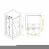 Душевой уголок RGW Passage 060814489-011 90х80 стекло прозрачное профиль хром без поддона