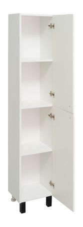 Шкаф-пенал RUNO Римини 00-00001253 35х29х180 напольный цвет белый