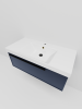 Тумба с раковиной La Fenice ELBA NFNC-01-ELB-BG-100-3-100 100х50 подвесная цвет синий