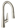 Смеситель для кухни Hansgrohe Kitchen 73851800 на мойку вороненая сталь