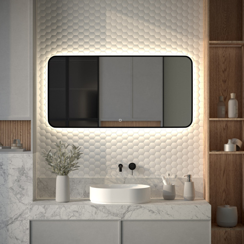 Зеркало в ванную Defesto AURA DF 2968SH 120х60 - фото 3