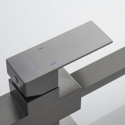 Смеситель для кухни Shevanik S148T на мойку оружейная сталь - фото 5