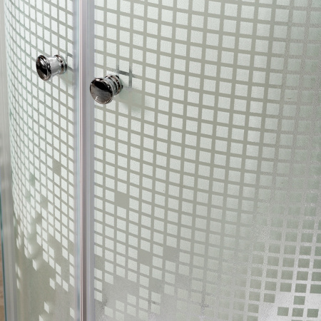 Душевая кабина AvaCan L910EL 100х100 четверть круга с крышей ориентация универсальная