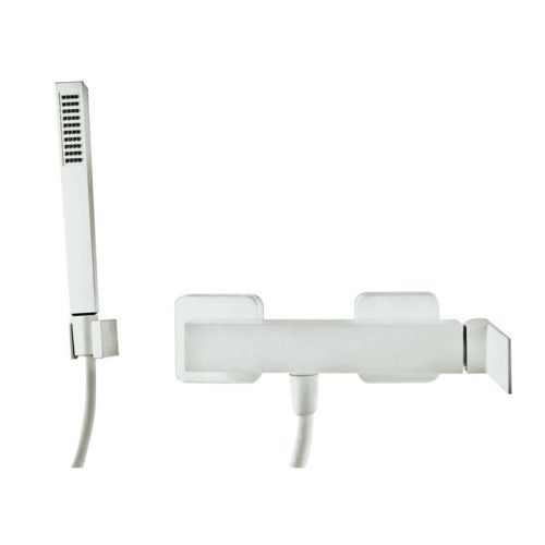 Смеситель для ванны и душа Webert Pegaso PE870101740 настенный белый - фото 2