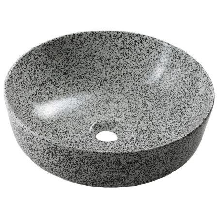 Раковина из сантехнического фарфора Melana A428-CV14-803 40х40 накладная цвет многоцветный без отверстий под смеситель