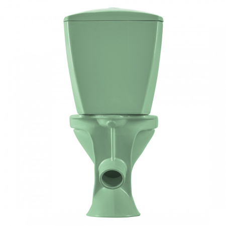 Унитаз-компакт напольный с бачком Santeri Версия 1P4015S0400BF салатовый с сиденьем каскадный смыв