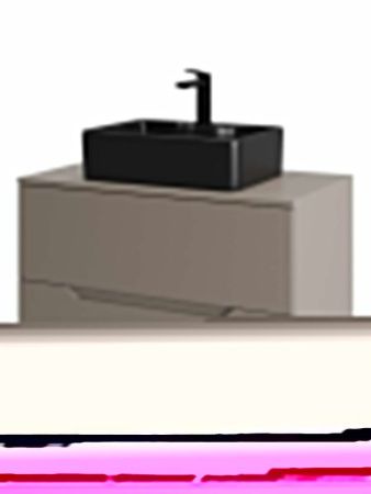 Тумба с раковиной Orange Line Li-80TuLMDF+B01-475MB 80х50