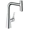 Смеситель для кухни Hansgrohe Metris Select 73822000 на мойку хром