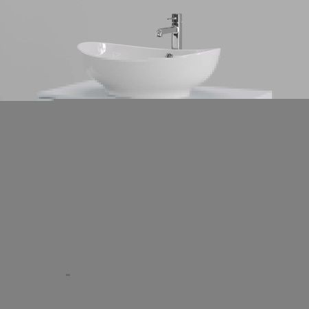 Тумба с раковиной Orange Line Li-80TuwMDF+B08-585W 80х50