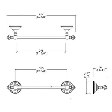 Полотенцедержатель Devon Devon Gemstone GEM709-OTS