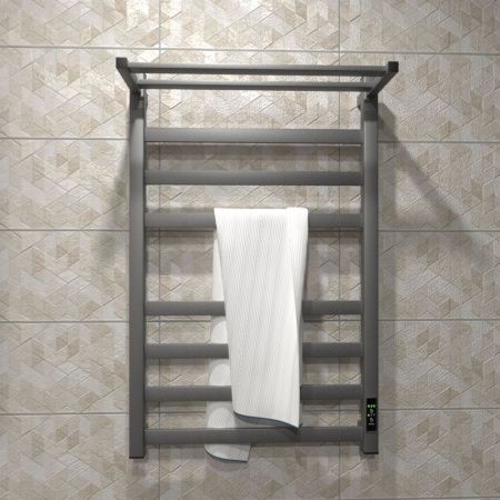 Полотенцесушитель электрический Маргроид 8110 профильный 8110-8050-5179-7024 55х80 серый