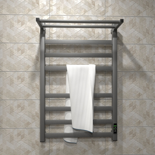 Полотенцесушитель Маргроид 8110 профильный 8110-8050-5179-7024 53х81 электрический графитовый серый - фото 3