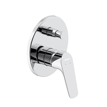 Смеситель для ванны и душа Damixa Jupiter 777100000 встраиваемый в стену хром без термостата