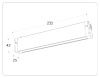 Трековый магнитный светильник Ambrella Light Magnetic 220V (Магнетиц 220В) GL1262