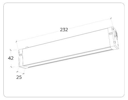 Трековый магнитный светильник Ambrella Light Magnetic 220V (Магнетиц 220В) GL1262