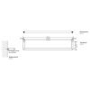 Полотенцедержатель Decor Walther Mikado 0520859