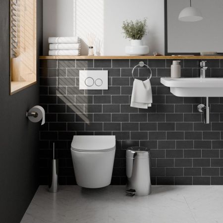 Комплект унитаз с инталляцией и клавишей смыва Iberica Blanca BILBAO ALTO IB.001M.BLA.231.821