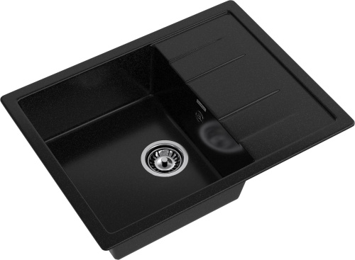 Кухонная мойка Granfest Quadro Q-650L черный 65х50 цвет черный - фото 2