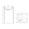 Раковина из искусственного камня Dea Design Washbasins DD2024 495 R9 50х50 напольная цвет коричневый без отверстий под смеситель