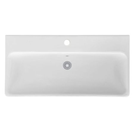 Раковина из сантехнического фарфора Santek Адриана WH501629 90х50 накладная цвет белый