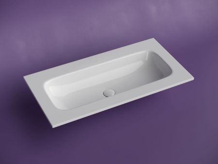 Раковина из сантехнического фарфора Ceramica Nova GRACE CN7019wx 90х50 накладная цвет белый